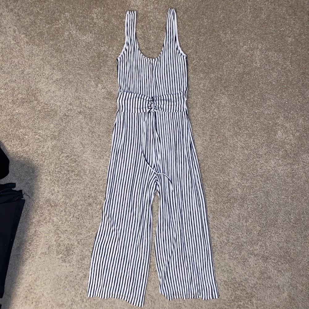 Striped Jumpsuit
